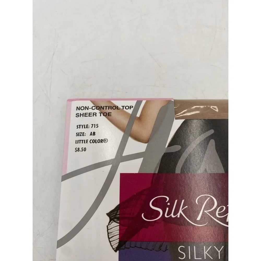 Hanes Silk Reflections Silky Sheer‎ #715 Non Control Top Barely Color Size AB